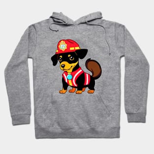 Puppy as firefighter Hoodie